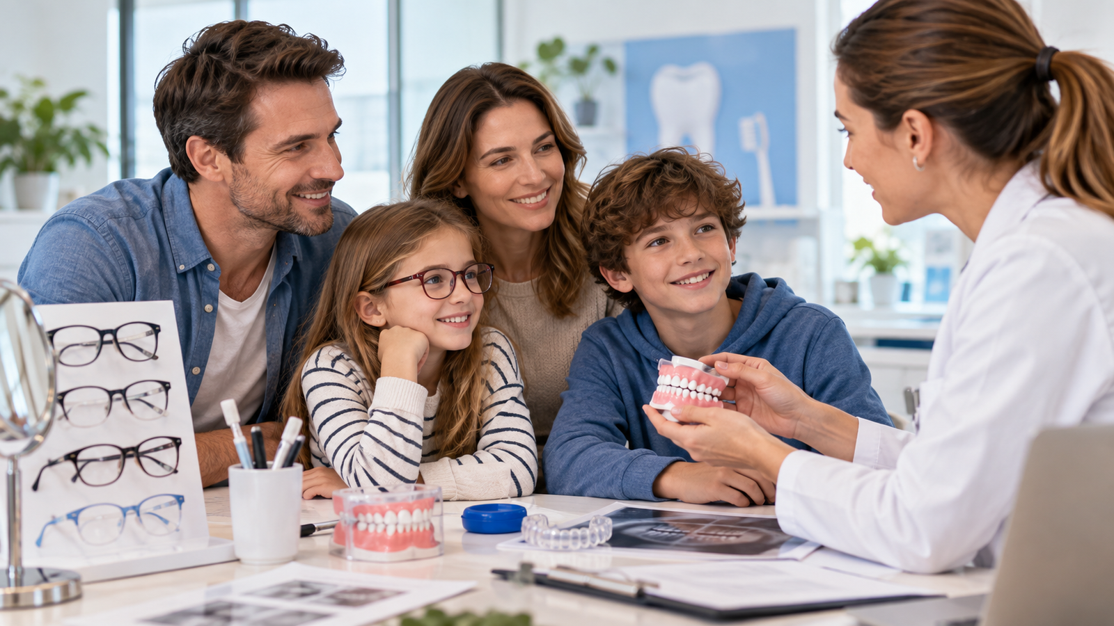 Mutuelle familiale : optique, dentaire et orthodontie, les postes à examiner