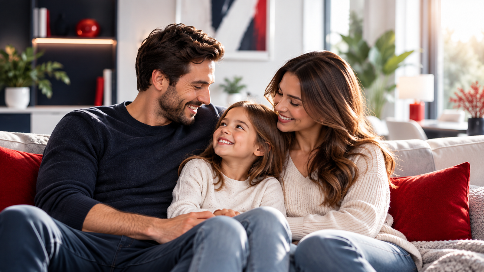 Famille dans son logement