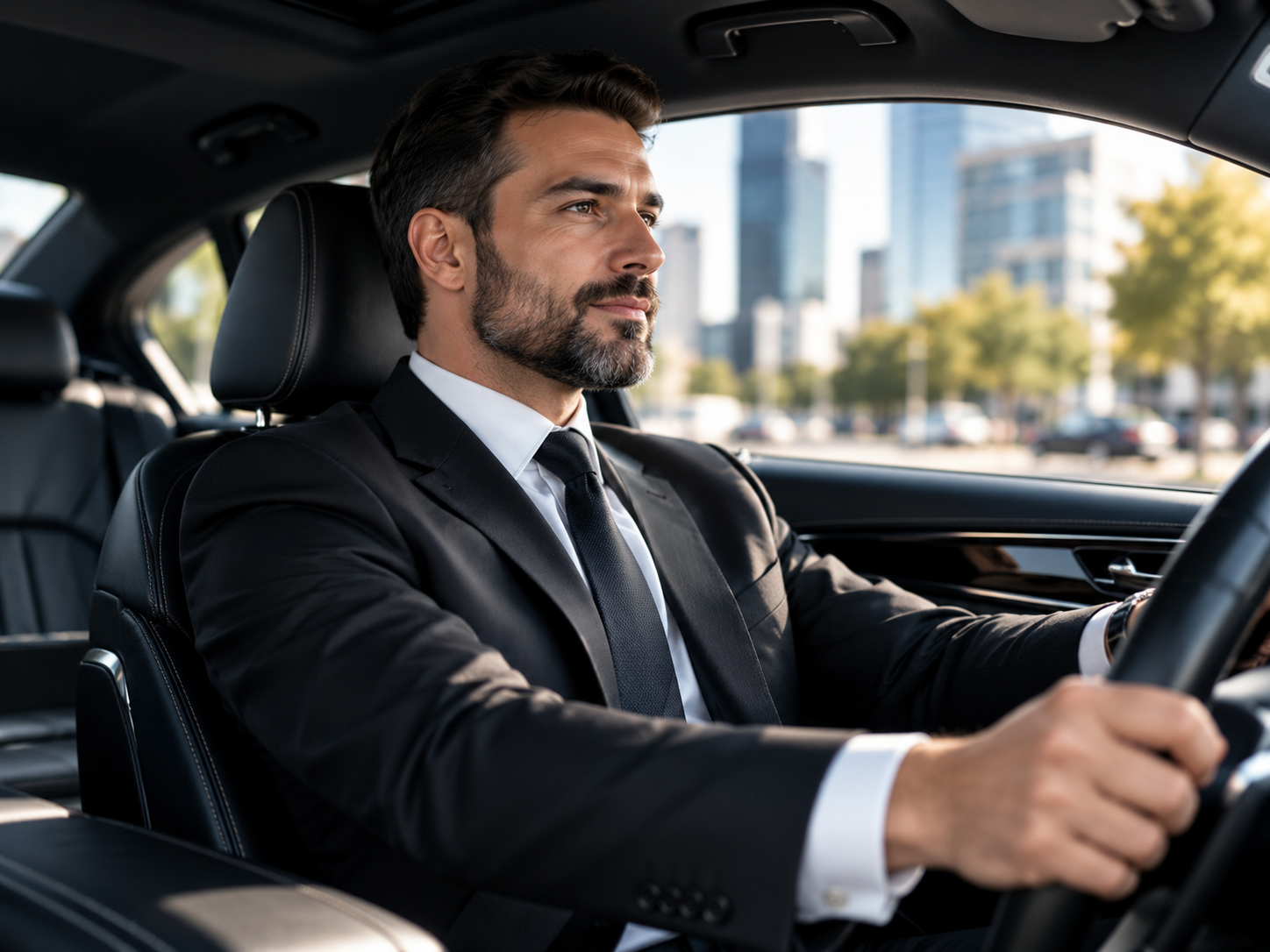 Jeune chauffeur VTC
